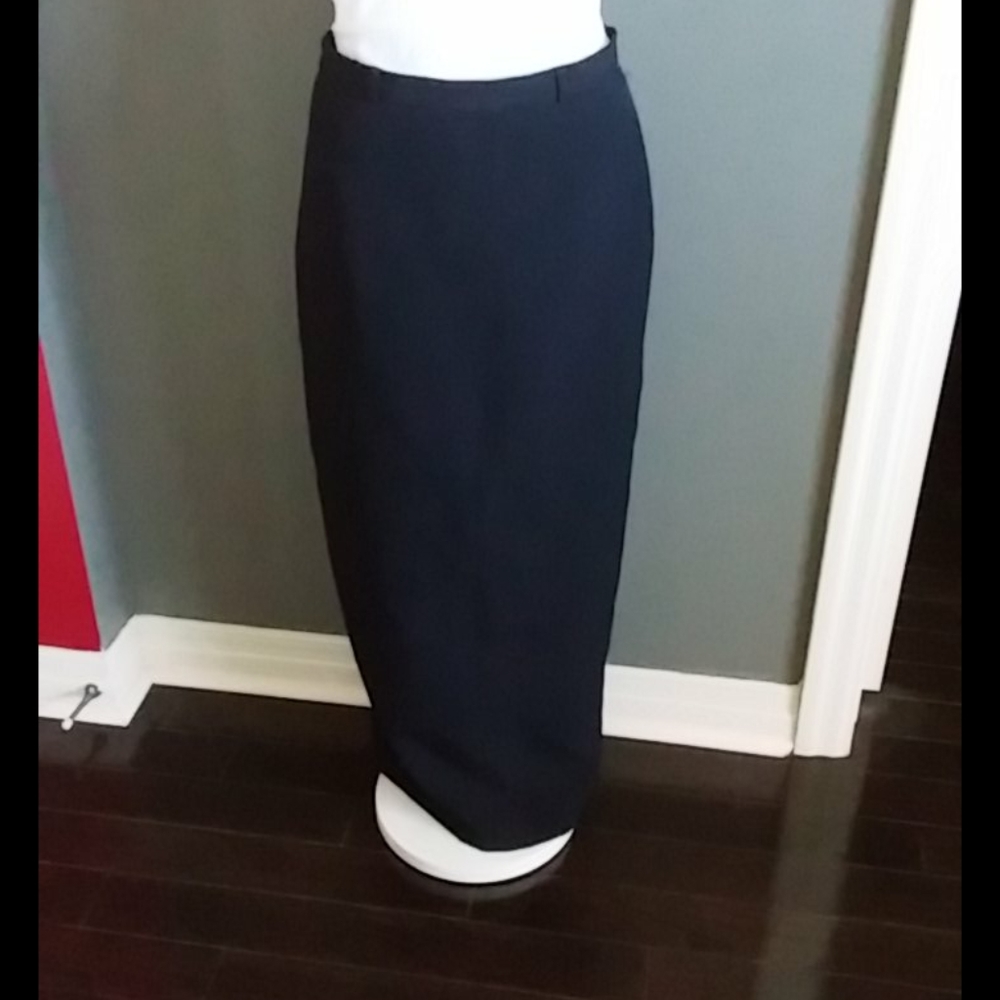 Winter maxi skirt, navy